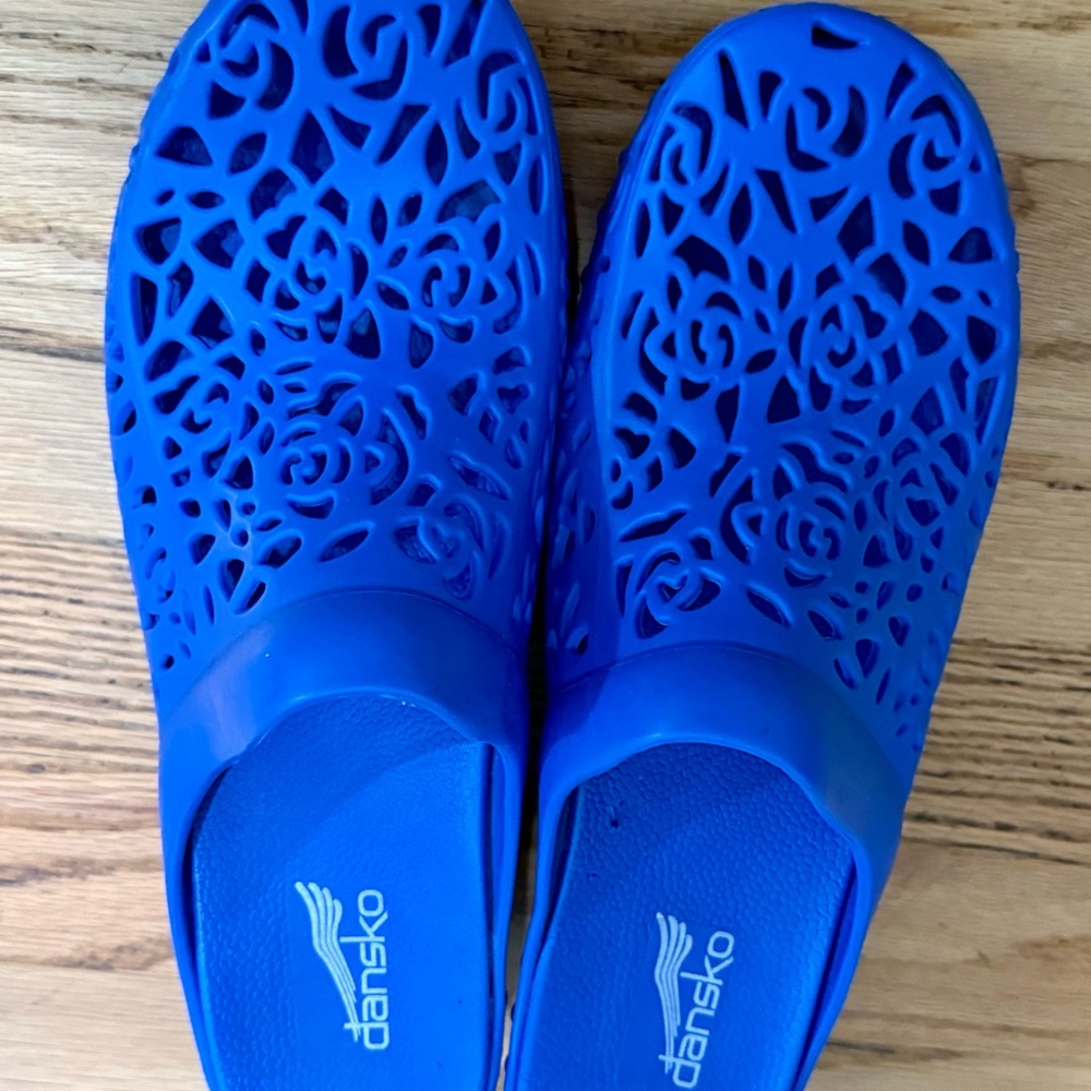 Dansko Women's  Pippa Molded Blue Slip-On Shoes